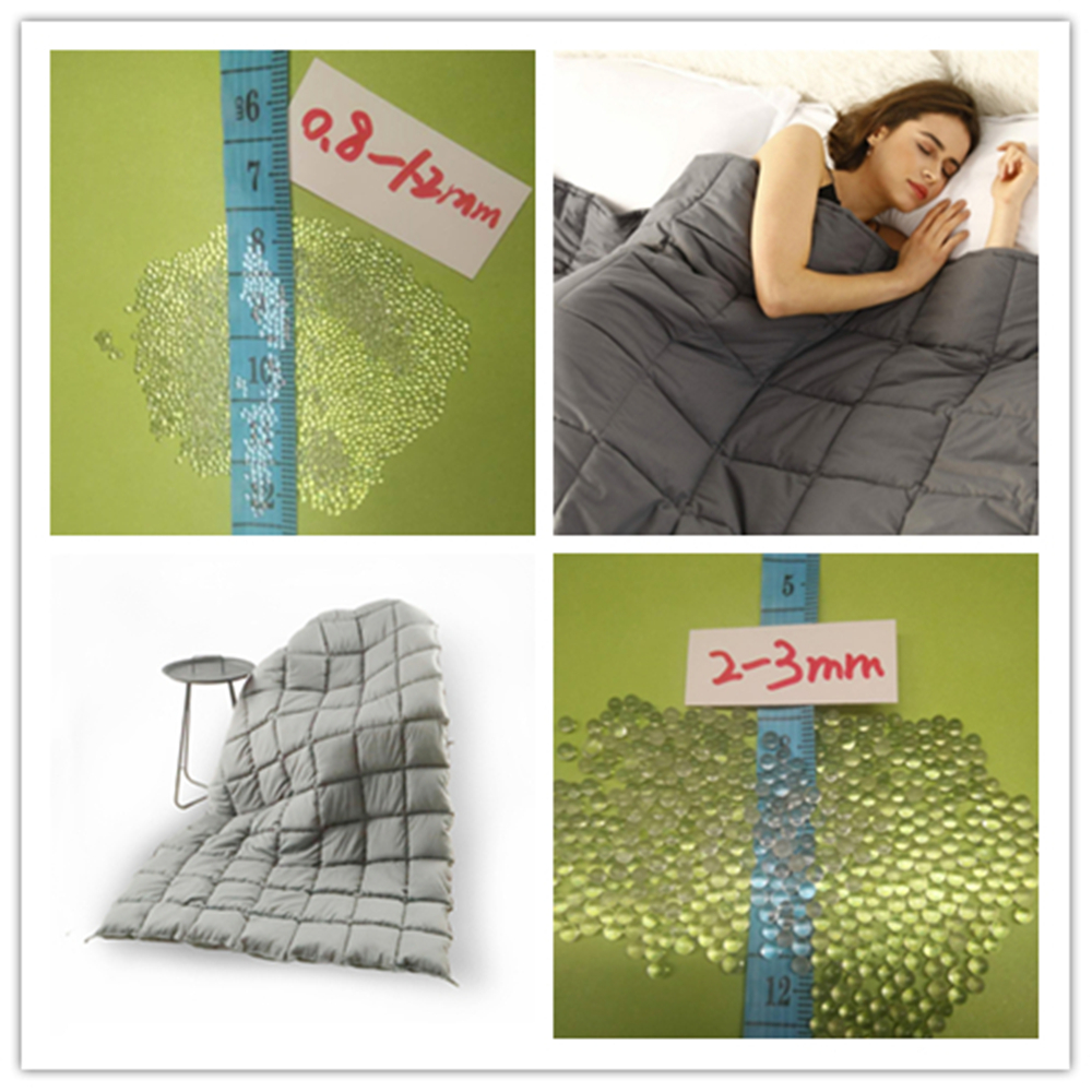 实心玻璃微珠16-24目 0.8-1.2毫米 重力珠增重用